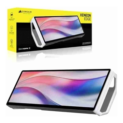 Corsair XENEON EDGE 14.5" LCD Touchscreen - White, 2560x720@60Hz, HDMI/USB-C, 5-point touch, magnetic mount, detachable stand, vertical/horizontal use