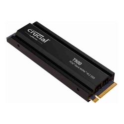 Crucial T500 2TB Gen4 NVMe SSD Heatsink - 7400/7000 MB/s R/W 1200TBW 1440K IOPs 1.5M hrs MTTF Acronis True Image Creative Cloud PS5 ~MZ-V8P2T0CW