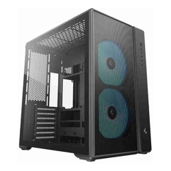 DeepCool CG590 MESH 2F Mid Tower ATX Case, 2 Pre-installed Fan, USB3.0 x2,Gen2 Type-C x1,HD Audio x1