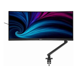 Mount Up! Bundle. 34" UWQHD 120Hz UltraWide Curved Monitor &amp; Ergonomic Arm