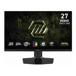 MSI MAG 274QPF E20 27-Inch WQHD Gaming Monitor 2560x1440 Rapid IPS 200Hz 0.5ms HDR 400 Eye care HDMI 2.0b DP 1.4a USB C 15W PD Tilt Adjustable Pivot Vesa Mount Black
