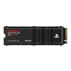 SANDISK Optimus GX PRO 850P NVMe SSD for PS5 consoles - 1TB, Read 7,200MB/s Write 6,600MB/s, 5 Yr Warranty