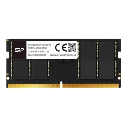 Silicon Power SP032GBSVU560F02, SODIMM, DDR5 32GB(1x32GB), 5600MHz, CL46, 1.1V, Limited Lifetime Warranty