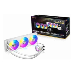 Antec Skeleton Matrix 360 ARGB - White, 360mm AIO, ARGB, 2400RPM, 74.23 CFM, 2.6mmHO, Intel/AMD, 3-Year Warranty