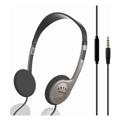 Verbatim Multimedia Headset with Inline MIC - Grey