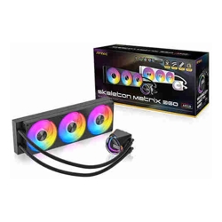 Antec Skeleton Matrix 360 ARGB - Black, 360mm AIO, ARGB, 2400RPM, 74.23 CFM, 2.6mmHO, Intel/AMD, 3-Year Warranty