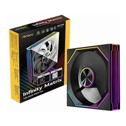 Antec IM 120 ARGB - Black - 120mm PWM Fan, 800-1800RPM, 46.43CFM, 1.69mmAq, Hydraulic Bearing, ARGB