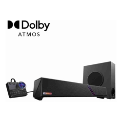ASUS ROG Gjallar Gaming Soundbar, 2.1.2 Dolby Atmos, 5G Wireless Subwoofer, RGB, USB-C, HDMI 2.1 eARC, Optical, AUX, Bluetooth 5.3