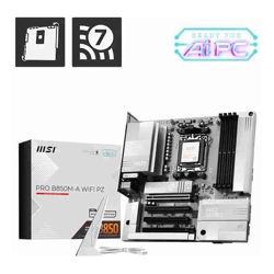 MSI PRO B850M-A WIFI PZ, AMD Ryzen 9000/ 8000/ 7000, AM5, DDR5 256GB, PCIe 5.0, 2x M.2, Wi-Fi 7, 5G LAN, Back-Connect