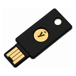 Yubica MSYKY9237, 5 Series, Security Key, 2FA, NFC,V5, FIDO2, USB-A, Two-Factor Authentication, 1 Year Warranty