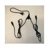 NEC RC-3081 3-Pin Main Plug to 2x IEC Female Connectors 2m