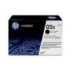 HP CE505XD Black Cartridge Dual Pack - GENUINE