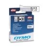 Dymo SD40910 40910 D1 Label Cassette 9mm x 7m - Black/Clear