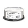Verbatim 43738 BD-R 6x 25GB Wide Inkjet Printable Blu-ray Discs 25 Pack
