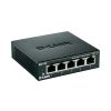 D-Link DGS-105 5-Port Gigabit Desktop Switch Metal Housing