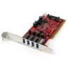 StarTech 4-Port PCI SuperSpeed USB 3.0 Adapter Card with SATA/SP4 Power