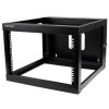 StarTech 6U 22in Depth Hinged Open Frame Wall Mount Server Rack