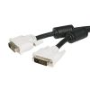 StarTech 2m DVI-D Dual Link Cable - Male to Male DVI-D Digital Video Monitor Cable - 25-Pin DVI-D Cable M/M Black 2m - 2560x1600
