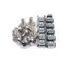 StarTech 100 Pkg M6 Mounting Screws and Cage Nuts for Server Rack Cabinet