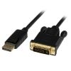 StarTech 3ft DisplayPort to DVI Active Adapter Converter Cable - DP to DVI 2560x1600 - Black