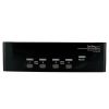 StarTech 4-Port DVI VGA Dual Monitor KVM Switch USB with Audio and USB 2.0 Hub
