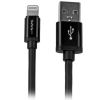 StarTech 1m (3ft) Black Apple 8-Pin Lightning Connector to USB Cable for iPhone/iPod/iPad