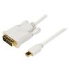 StarTech 6ft Mini DisplayPort to DVI Adapter Converter Cable - Mini DP to DVI 1920x1200 - White