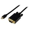 StarTech 3ft Mini DisplayPort to VGA Adapter Converter Cable - mDP to VGA 1920x1200 - Black