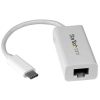 StarTech USB-C to Gigabit Network Adapter - White
