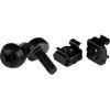 StarTech M5 Screws and Cage Nuts - 100 Pack - Black