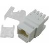 4C Cat6 RJ45 Keystone Jack - Universal Termination (110/KATT): 180 Deg. - 10 Pack