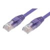 0.5m Cat5e RJ45 - RJ45 Network Cable - Purple