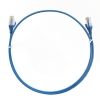 0.25m Cat6 RJ45-RJ45 Ultra Thin LSZH Network Cables - Blue