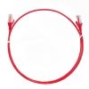 3m Cat6 RJ45-RJ45 Ultra Thin LSZH Network Cables - Red