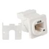 4C Cat5e RJ45 Australian Style Jack - Universal Termination (110/KATT) - 10 Pack