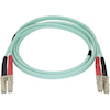 StarTech 3m Aqua MM 50/125 OM4 Fiber Optic Cable