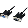 StarTech 1m Black DB9 RS232 Null Modem Cable F/M