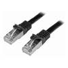 STARTECH 3M BLACK CAT6 SHIELDED GIGABIT NETWORK CABLE