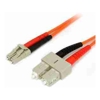 STARTECH.COM 5M FIBER OPTIC CABLE - Multimode DUPLEX 62.5/125 LSZH - LC/SC LTW