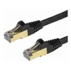 STARTECH.COM 0.50 M CAT6A ETHERNET CABLE 10GBE STP SNAGLESS 100W PoE BLACK LTW