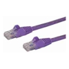 STARTECH.COM CAT6 ETHERNET CABLE 5M Purple 650MHZ 100W SNAGLESS PATCH CORD LTW