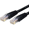 StarTech 15ft Black Molded Cat6 UTP Patch Cable