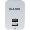 Moki Dual USB Wall Charger Wh