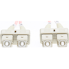 5m SC-SC OM4 Multimode Fibre Optic Cable - Salmon Pink - 2mm