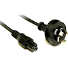 IEC C5 Clover Leaf Style Appliance Power Cable Black 3M