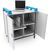 LapCabby 20 Vertical | 20-Device Mobile AC Charging Trolley for Laptops & Chromebooks up to 19 inch - Vertical