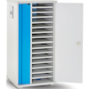 LapCabby Lyte 16 Single Door | 16-Device Static AC Charging Cabinet for Laptops, Tablets & Chromebooks up to 15 - Horizontal