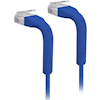 UniFi patch cable with both end bendable RJ45 22cm - Blue