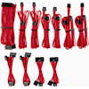 For Corsair PSU - Red Premium Individually Sleeved DC Cable Pro Kit, Type 4 (Generation 4)