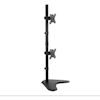 Brateck Dual Screens Economical Double Joint Articulating Steel Monitor Stand For Most 13 -32 Monitors, up to 8kg/Screen